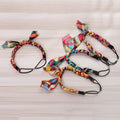 Fashion Women Chiffon Floral Bowknot Braid Headbands Ladies Girl Rabbit Ears Hairband Elastic Banana Leaf Beach Gorgeous Hair Accessories For Women