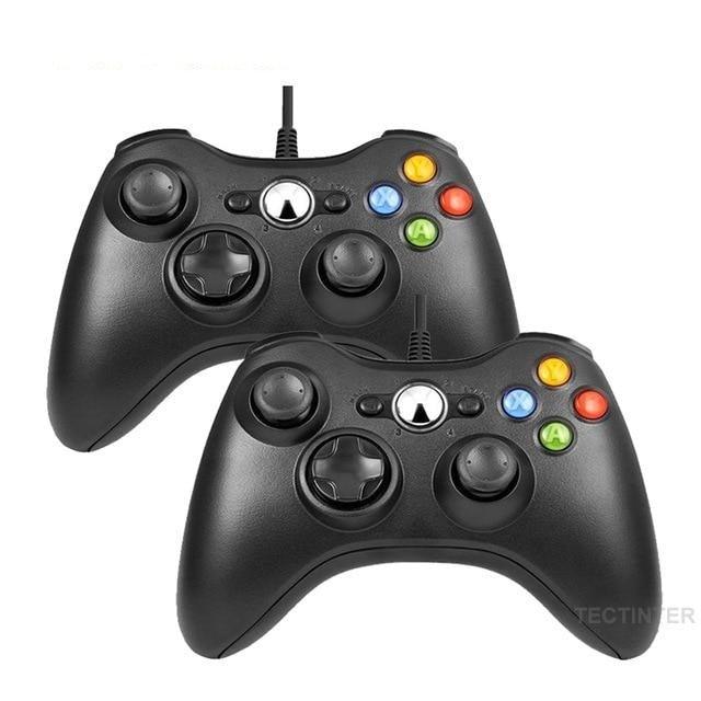 High Quality Black USB Wired Joystick Vibration Gamepad Controller Compatible With PC Monitor Laptop Smart TV