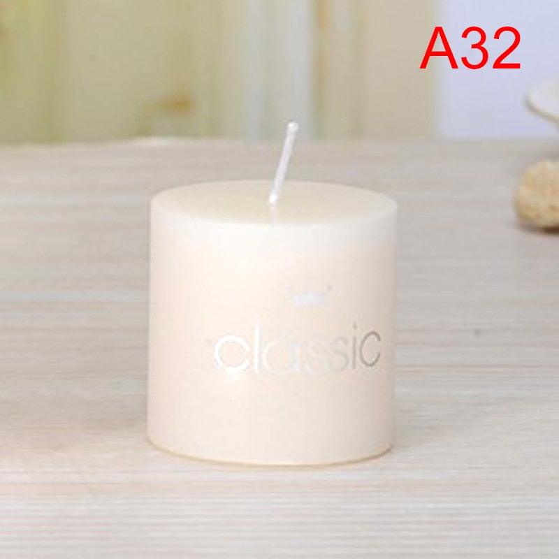 Scented Candle Candles For Home Scented 100 Hour Long Lasting Aromatherapy Candle Highly Scented & Soy Jar Candle Gift Lavender Classic Cylindrical Birthday Romantic Small Candle Wedding Western Food Candlestick Column Wax
