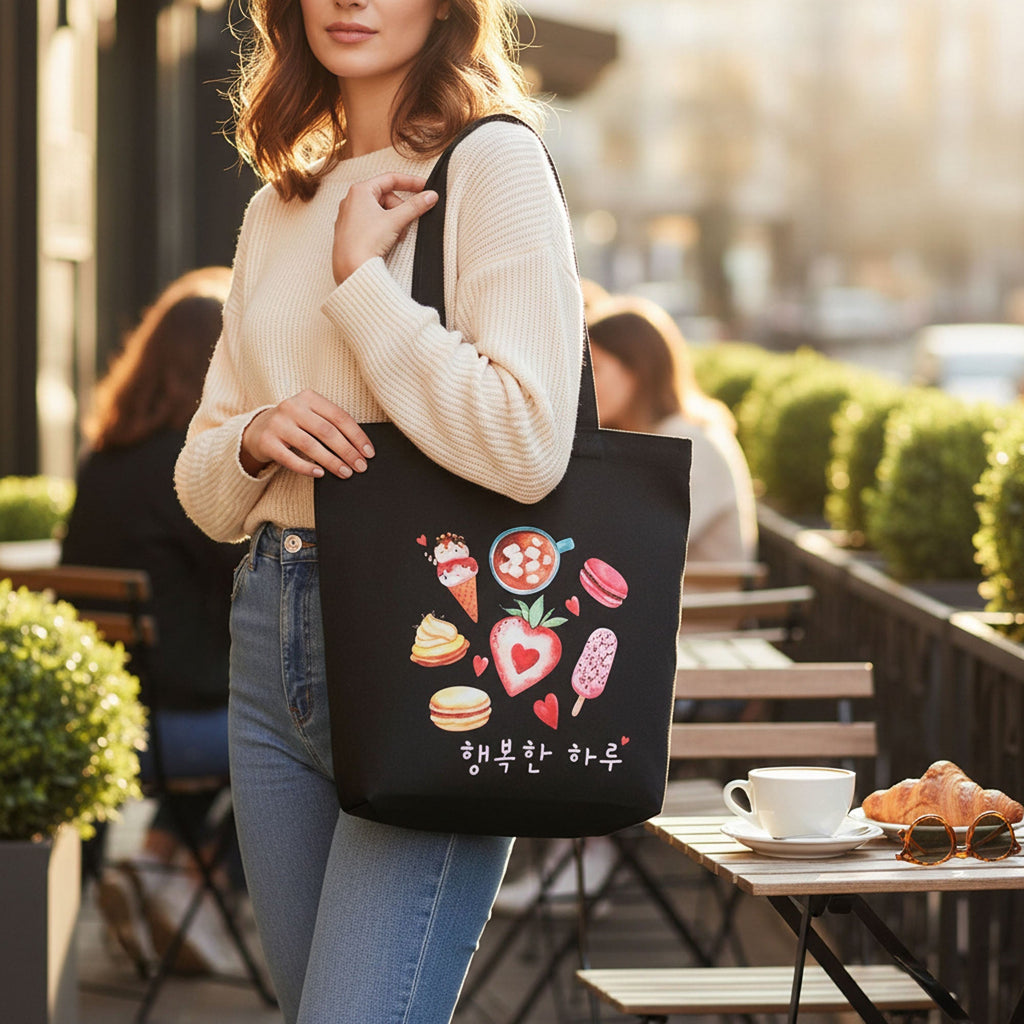 Korean Fashion Tote Soft Plaid Shoulder Bag for Women