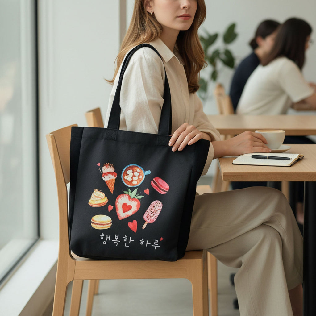 Korean Fashion Tote Soft Plaid Shoulder Bag for Women