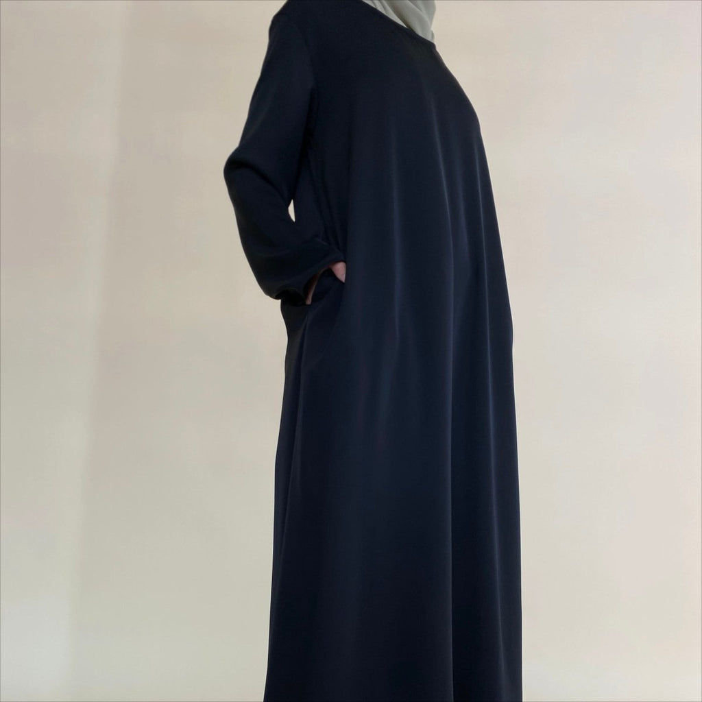 Long Sleeve Satin Inner Dress (MA061)