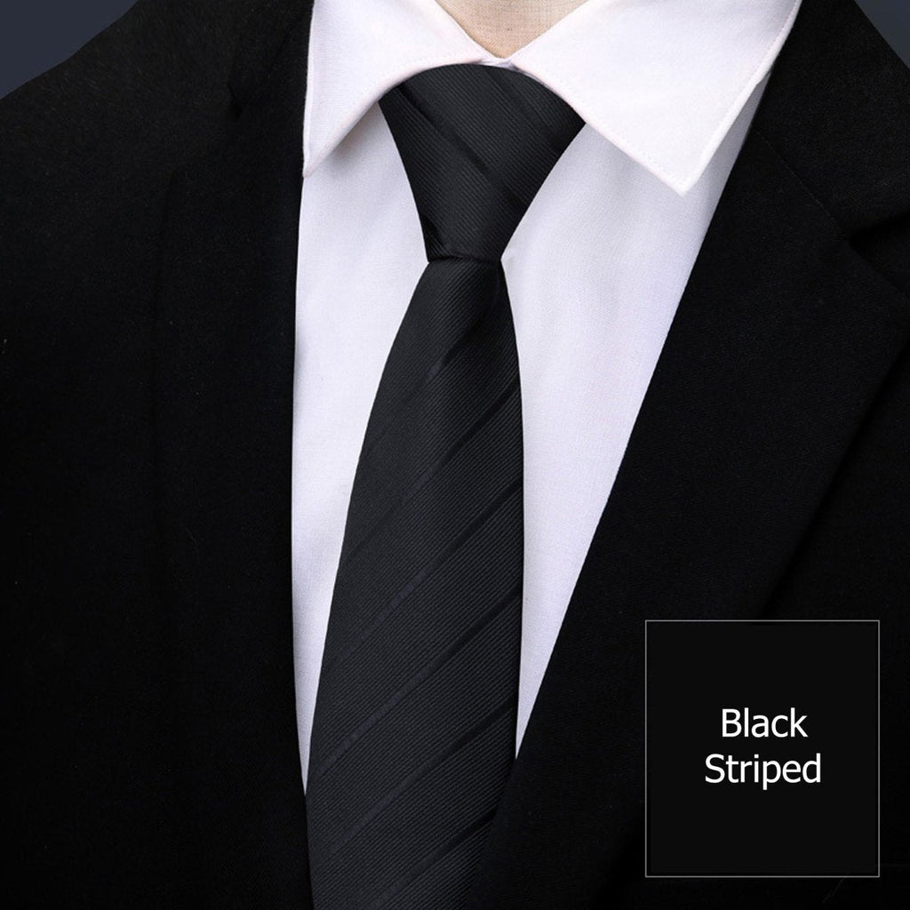 Men’s Pre-Tied Zipper Necktie – Easy Formal Wear with Tailored Look