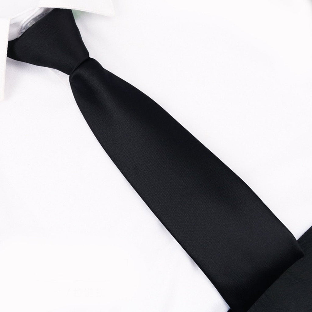 Men’s Pre-Tied Zipper Necktie – Easy Formal Wear with Tailored Look