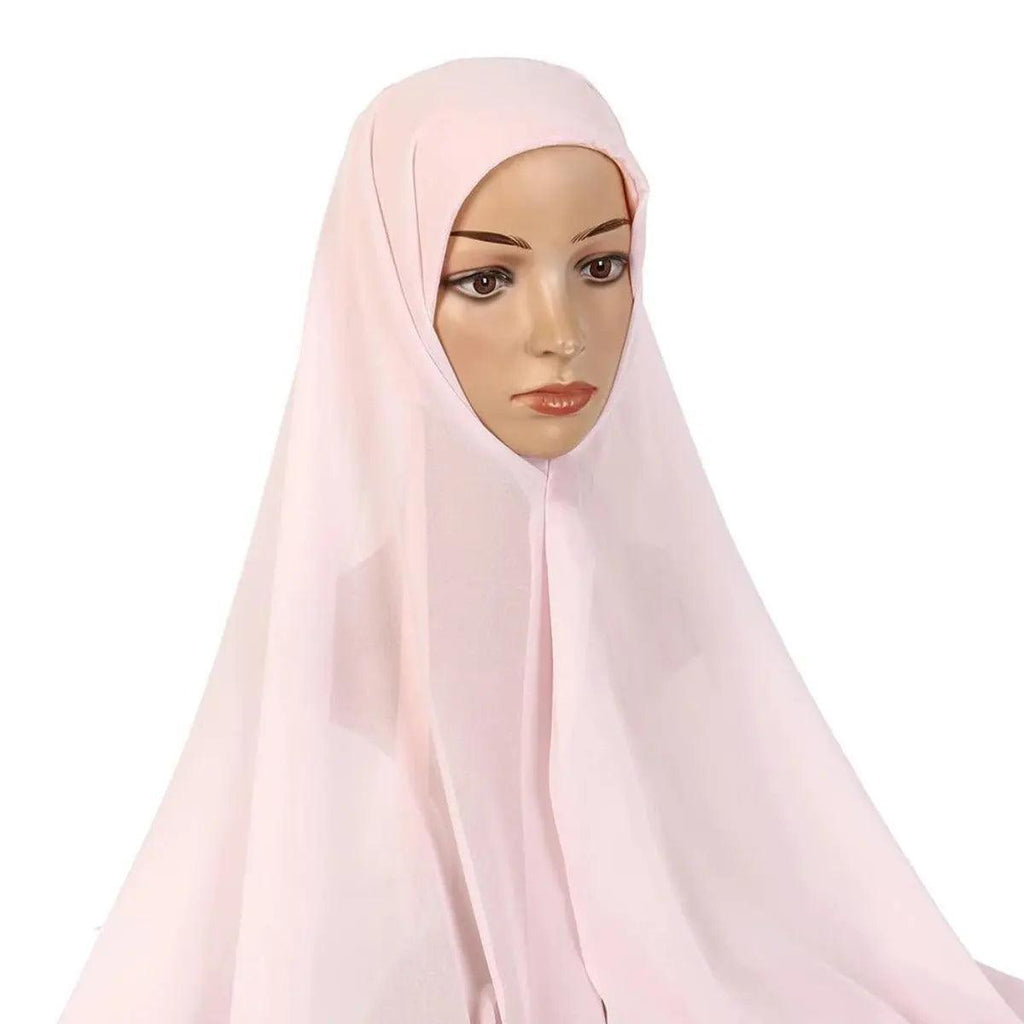 Chiffon Instant Hijab with Modal Undercap (MH004)