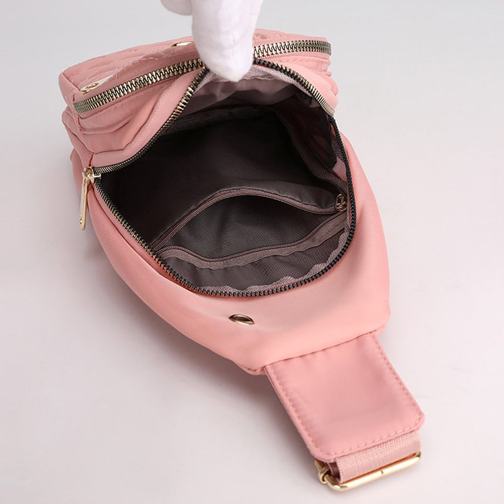 Small Chest Sling Backpack Water Resistant Nylon Shoulder Bag