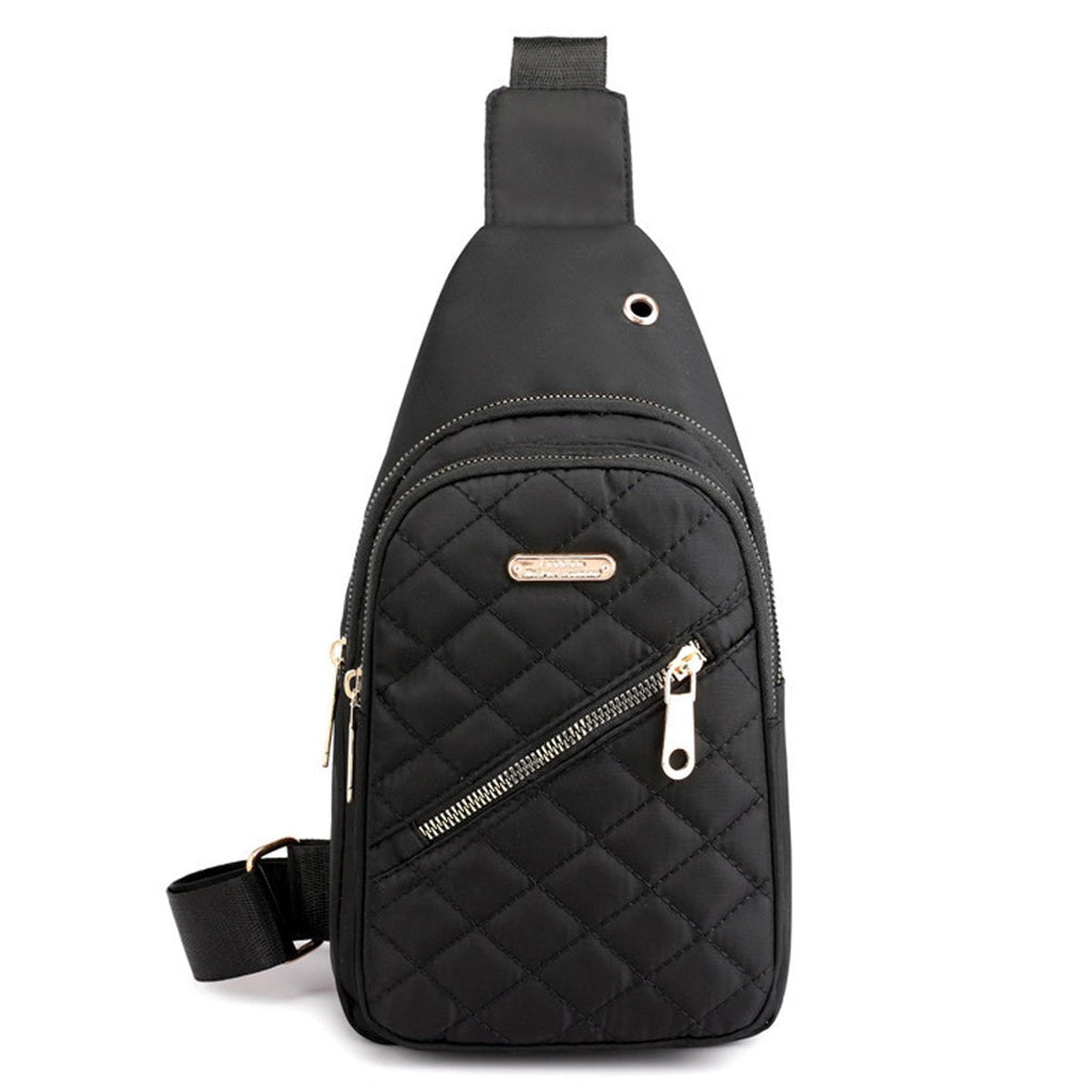 Small Chest Sling Backpack Water Resistant Nylon Shoulder Bag