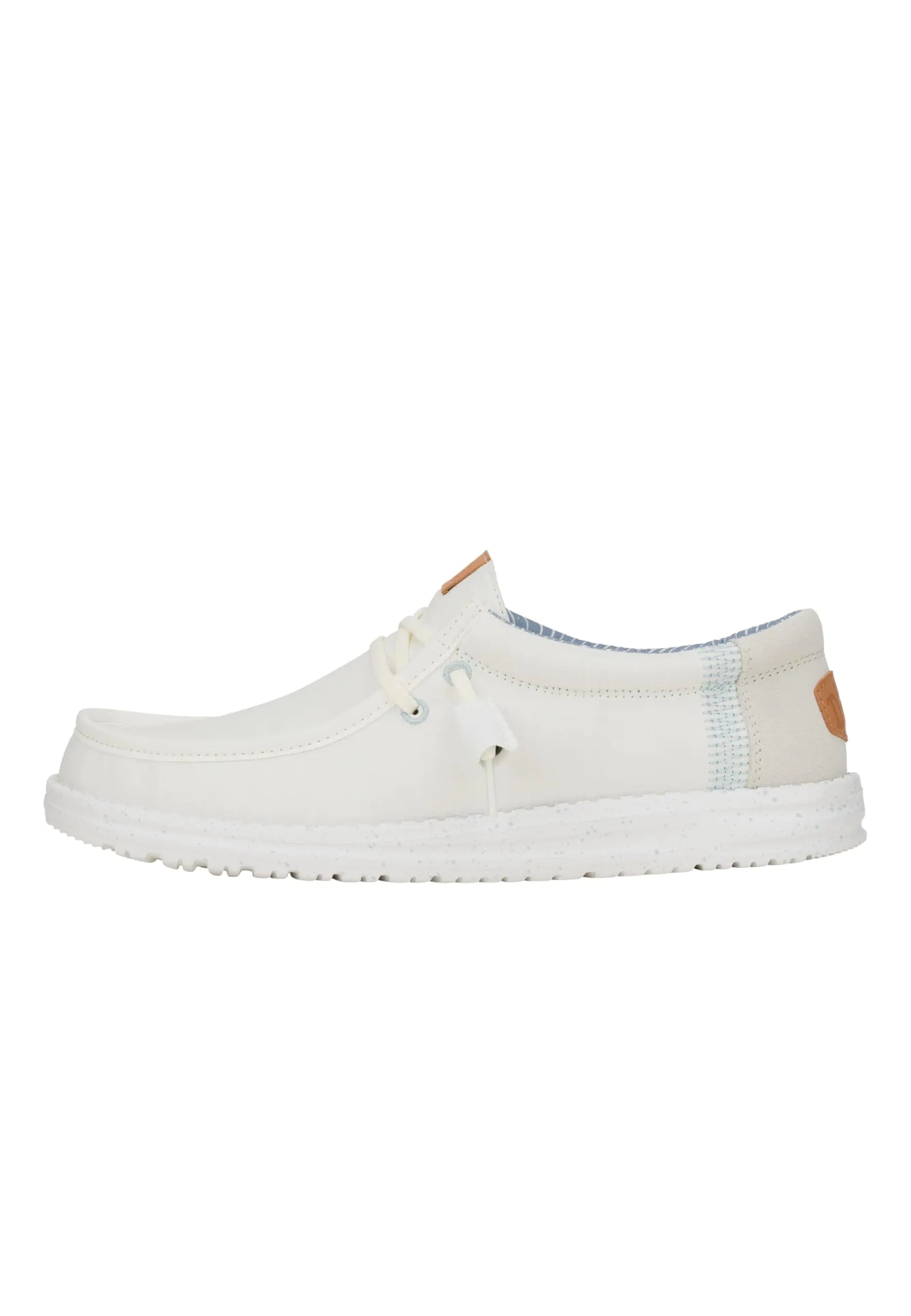 Hey Dude Men Wally Elevated Basics White/White 11 Medium