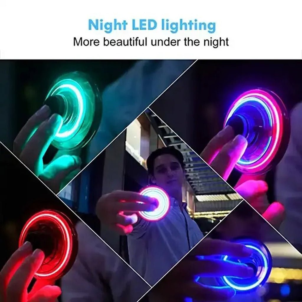 Flying Spinner Drone Toy – Rechargeable Mini UFO with Lights